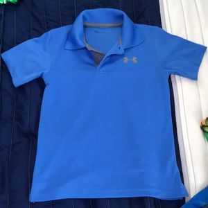 Boys under armor polo size 6